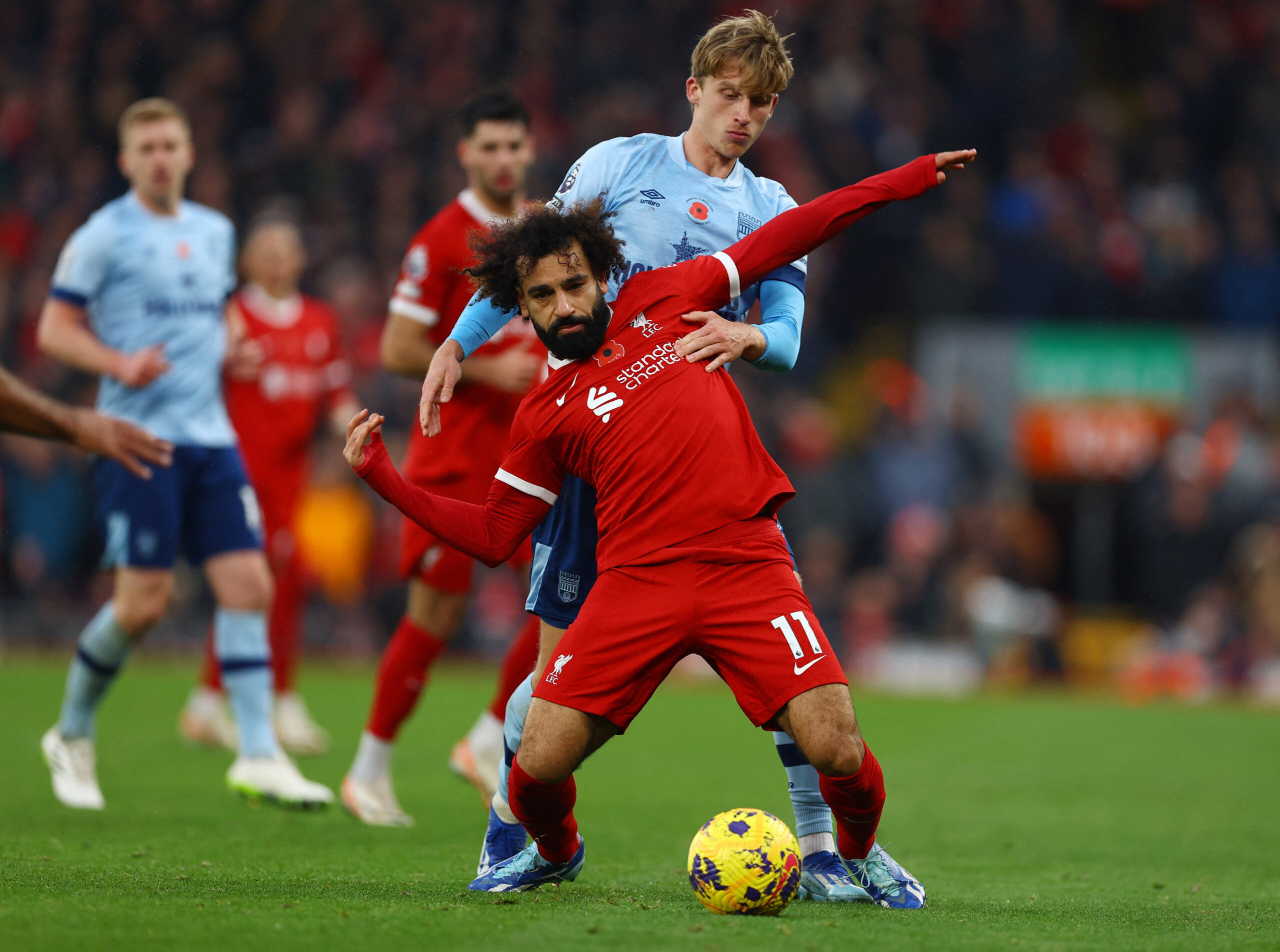 Liverpool vs Brentford (21:00 – 12/11) | Xem lại trận đấu